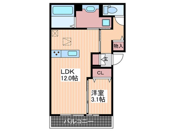 D-room南小路の物件間取画像